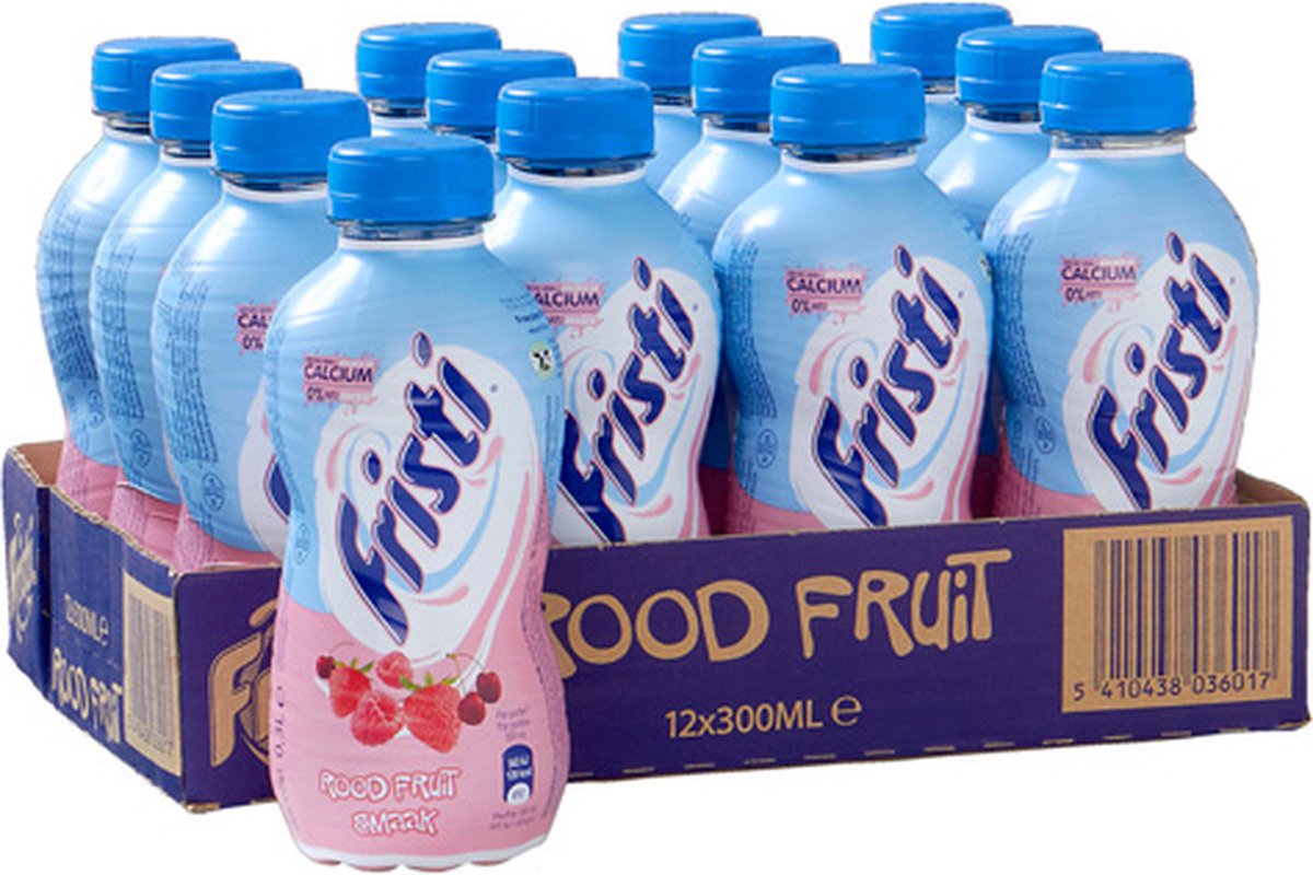 Fristi Aroma mit roten Früchten – PET-Flaschen – 12 x 300 ml – Vorteilspack
