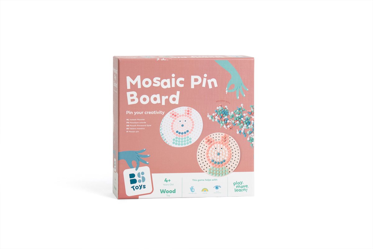 Bs Toys Spiel Mosaik Pinnwand Holz
