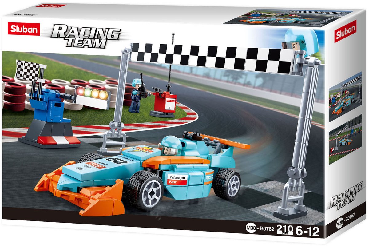 Sluban Racing Team - Kleiner Rundkurs - 210 Stk.