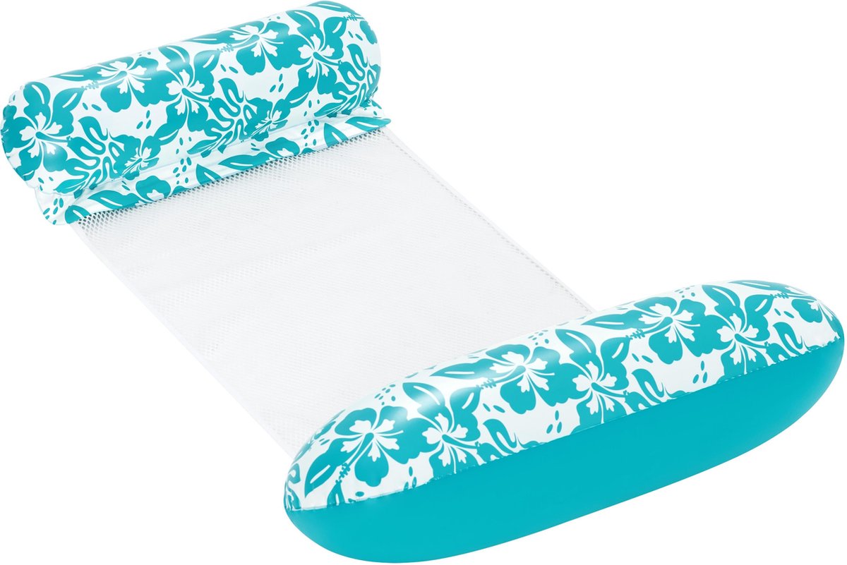 Bestway Blumen-Luftbett mit Netzbasis, 114 cm