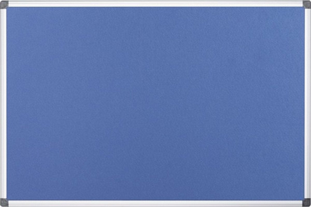 Bi-Office Filztafel blau 120x90 cm
