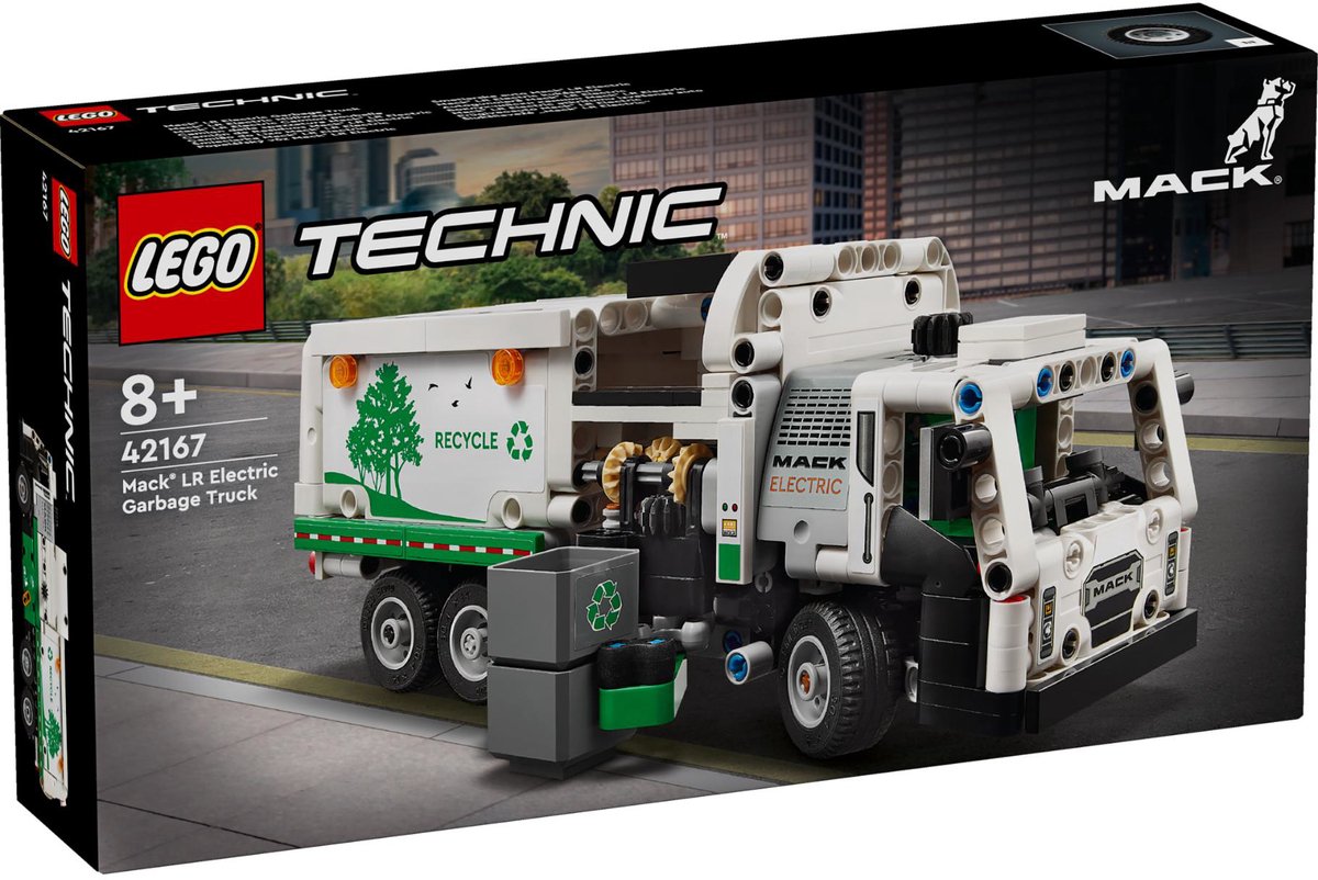 Lego Technic Mack LR Elektro-Müllwagen – 42167