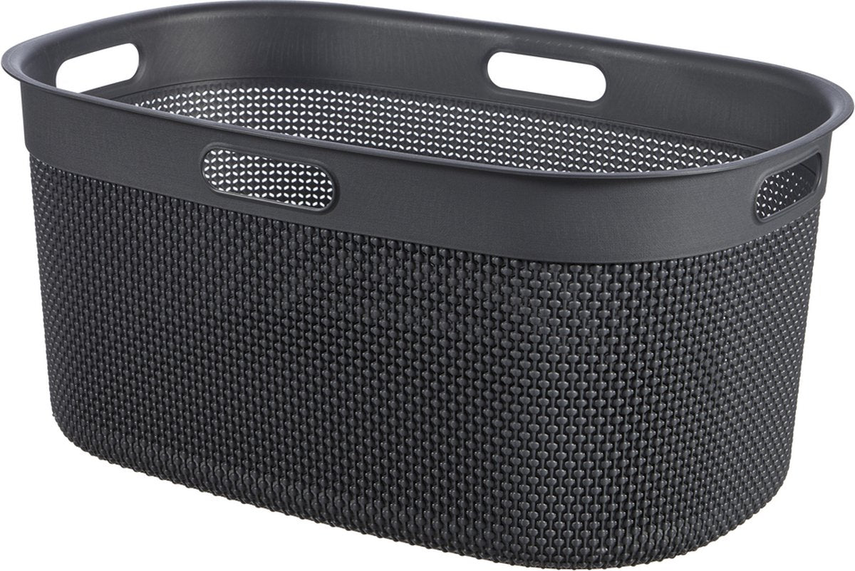 Curver Filo-Wäschekorb – 45 l – Anthrazit