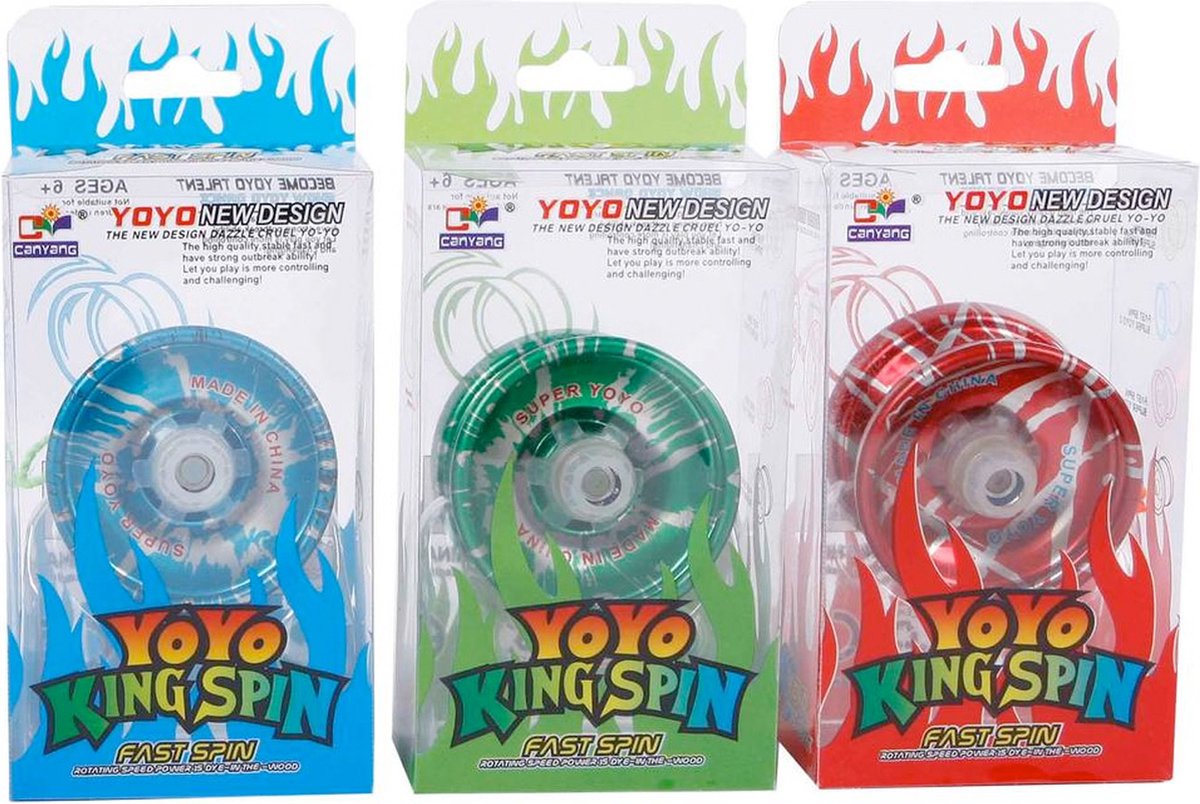 Van Manen Jojo Yoyo King Spin Junior 15 cm Aluminium