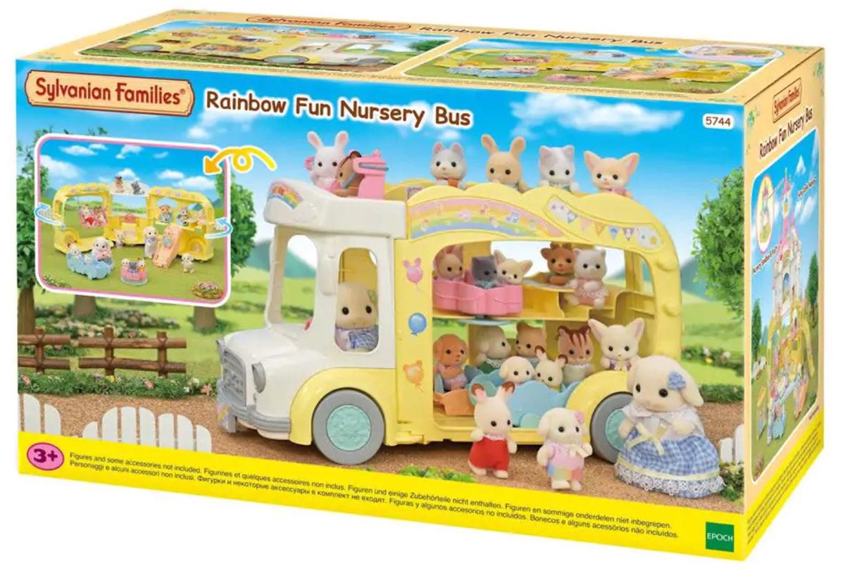 Regenbogen-Babybus der Sylvanian Family