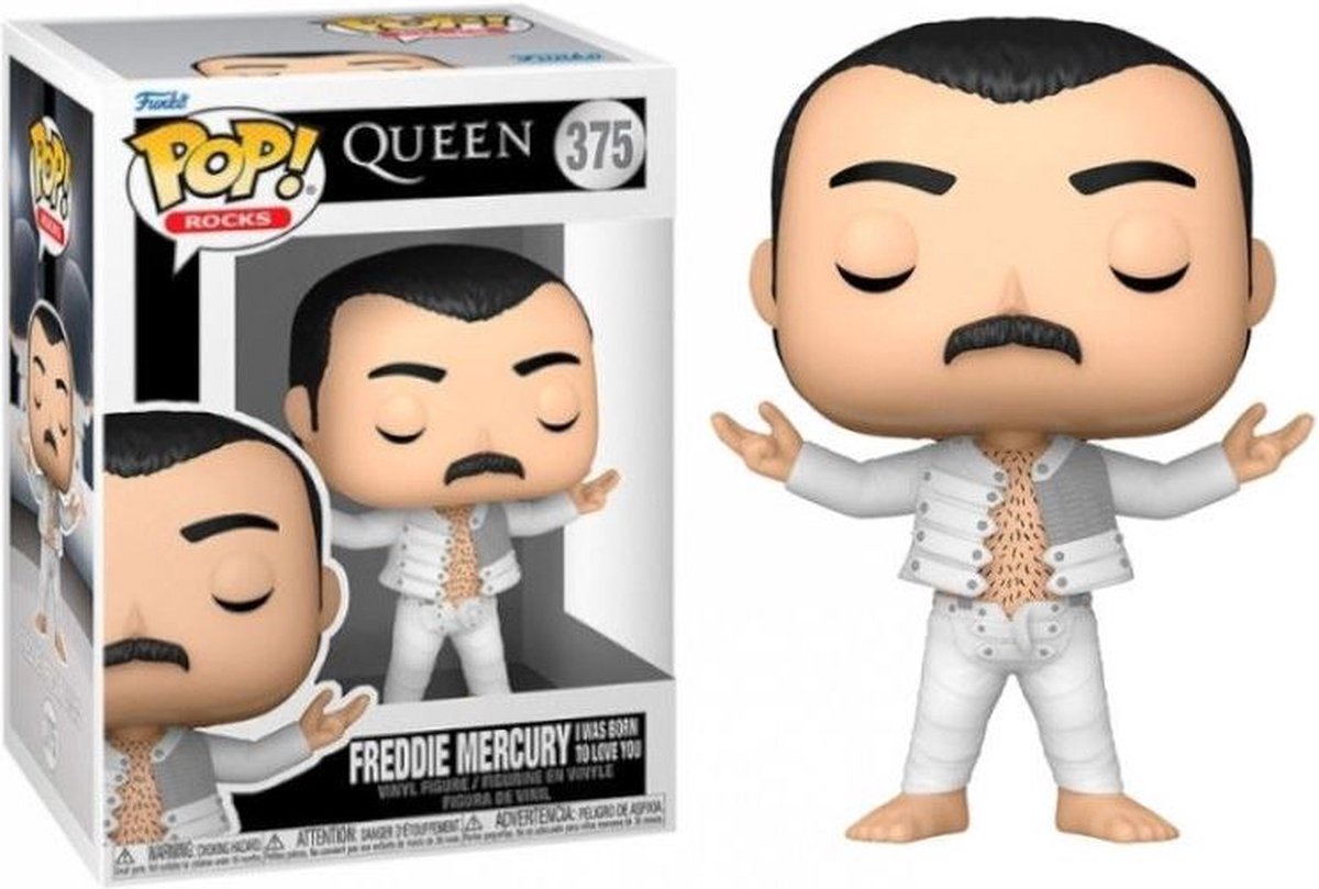 Funko Pop rockt: Queen – Freddie Mercury (I was born to love you) – Pop #375