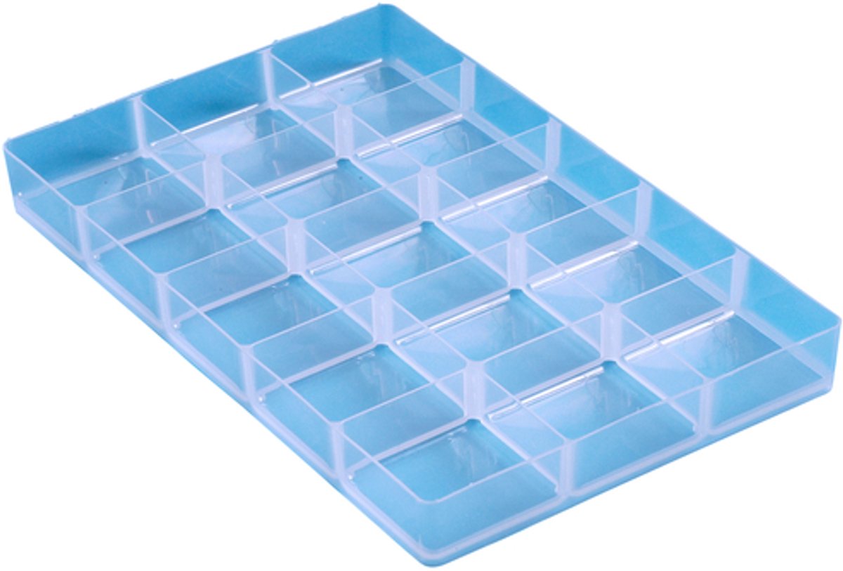 Wirklich nützliches Tablett für 4 und 9 Liter, 342 x 215 x 35 mm, transparent, weiß