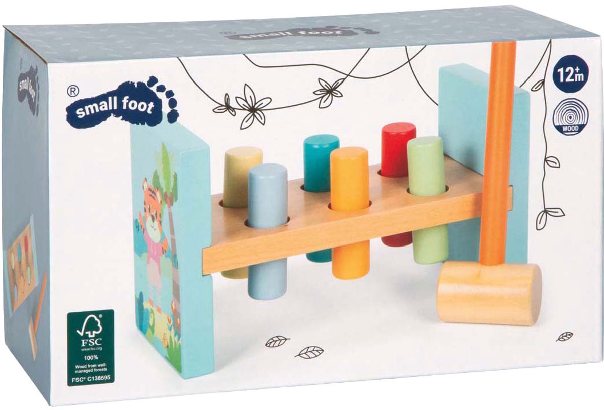 Small Foot - Holzhammerbank Jungle Friends FSC