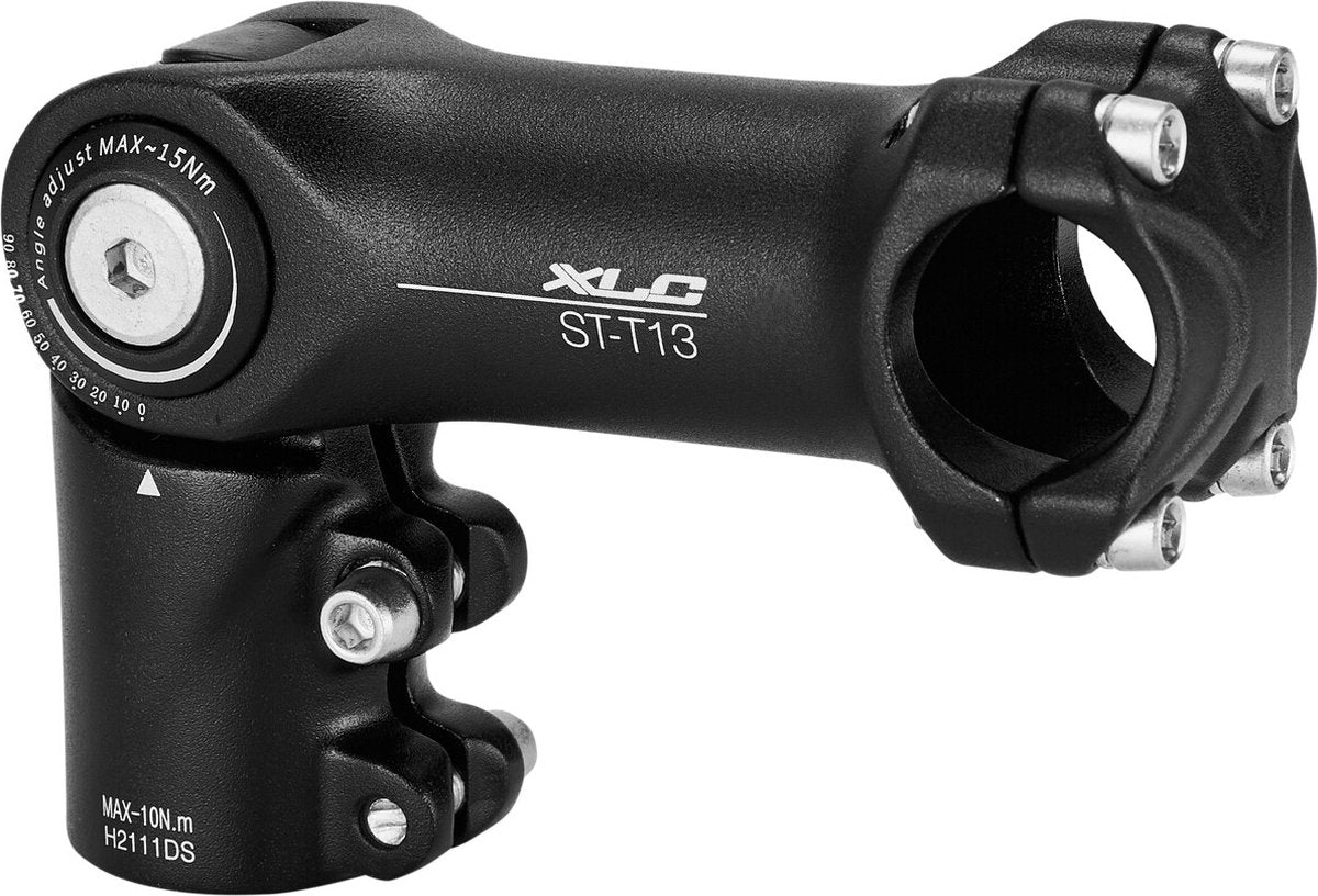Xlc st-t13 stuurpen - ahead - aluminium - verstelbaar - 1 1 8 - 110mm 25.4mm - zwart