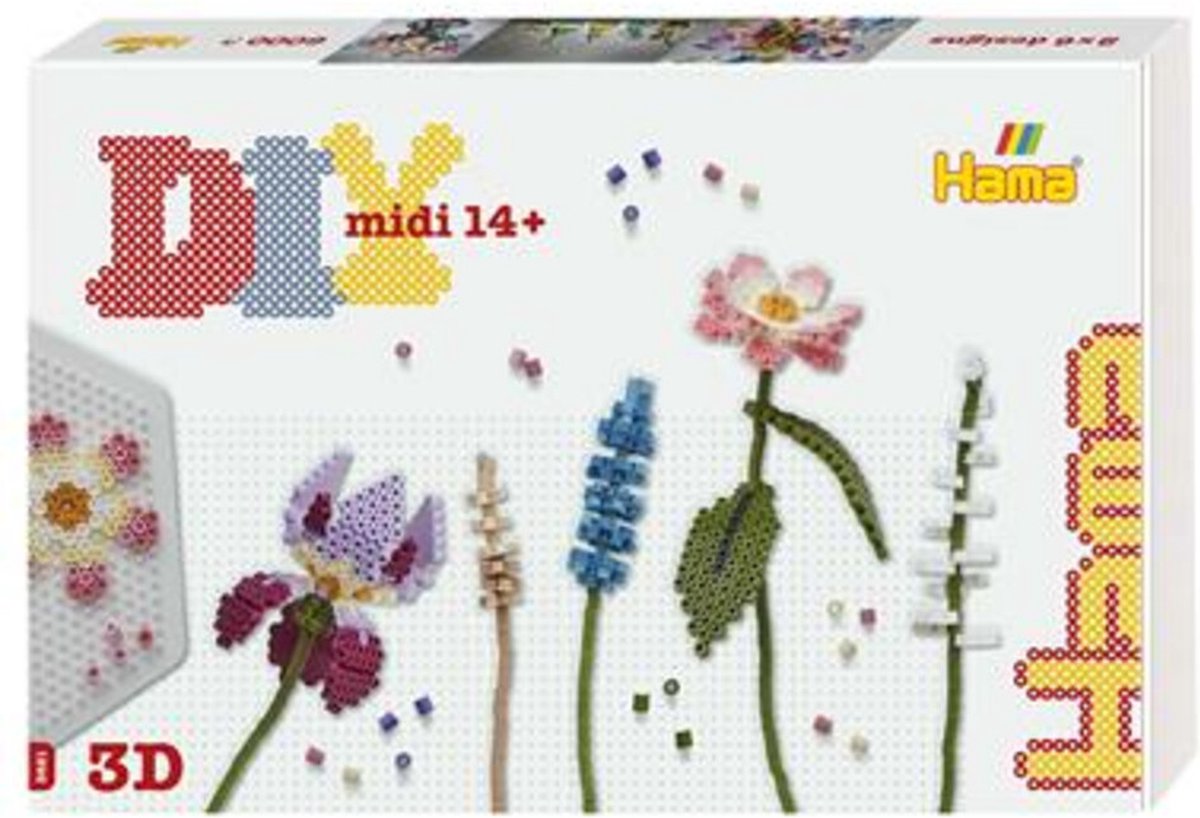 Hama Midi-DIY-Art-Blumenstrauß (6.000 Stk.)