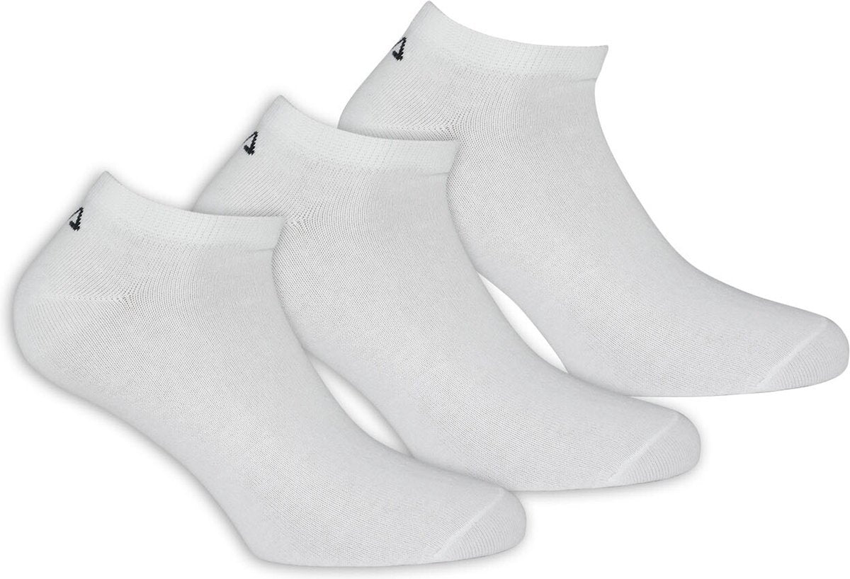 Fila - unsichtbare Socken 3er-Pack - Knöchelsocken - 43-46 - weiß