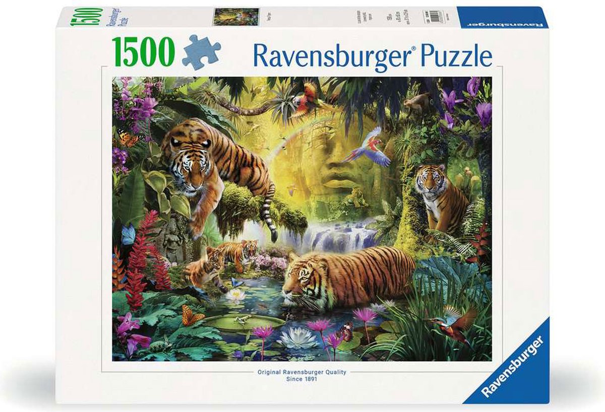 Ravensburger Puzzle Idylle am Wasserloch - 1500 Teile Puzzle.