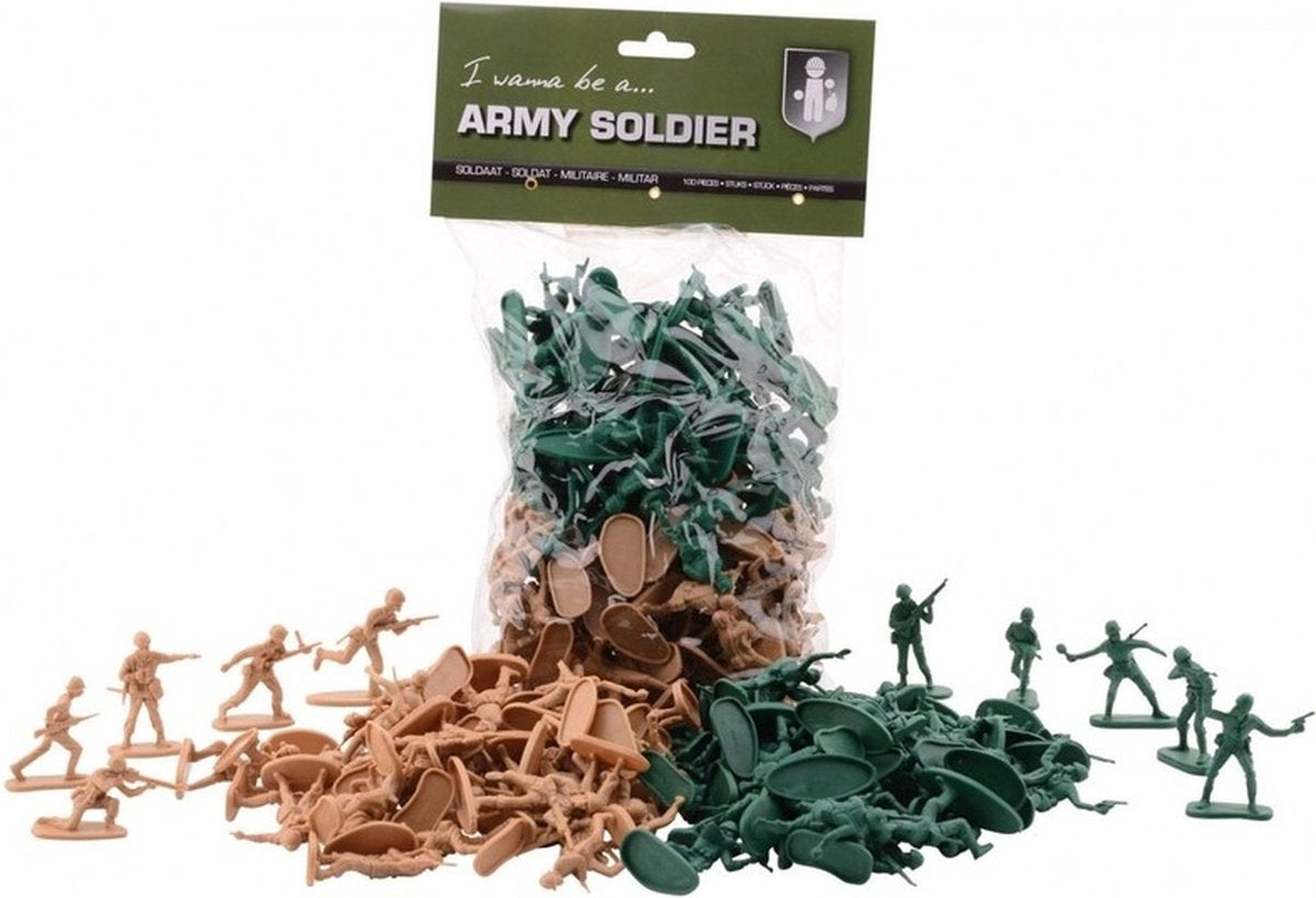 Johntoy -Soldaten in Bag, 100..