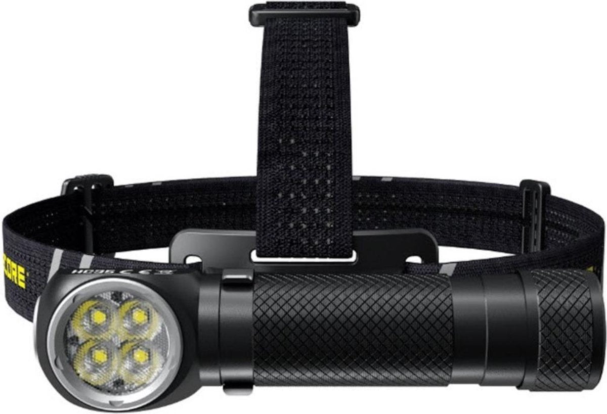 Nitecore Stirnlampe HC35 und Taschenlampe in einem – 2700 Lumen – Schwarz