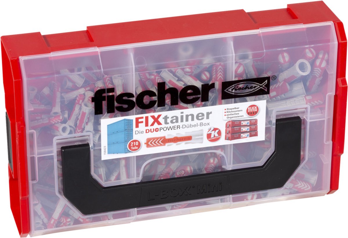 Fischer 535968 duopower assortimentsdoos pluggen 210 stuk(s)