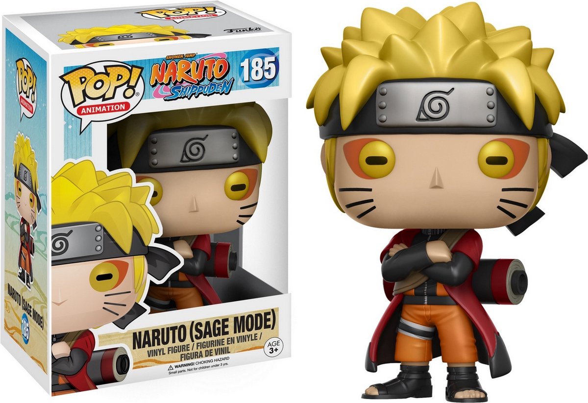 Funko Nartuo (Salbei-Modus) #185 limitierte Auflage – Naruto – Animation – Pop!