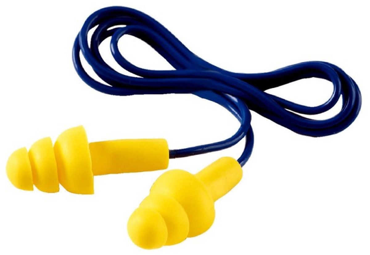 3 m Ohrstöpsel Ultrafit UF-01-00 mit Kordel (50 Paar)