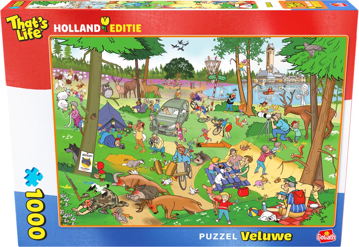 Goliath that's life hollandse editie: de veluwe legpuzzel - 1000st.