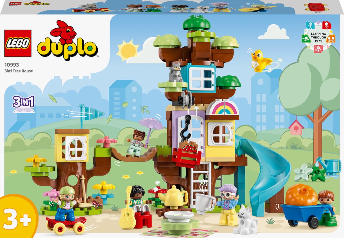 Lego Duplo 3-in-1-Baumhaus-Spielzeugset für Kleinkinder – 10993