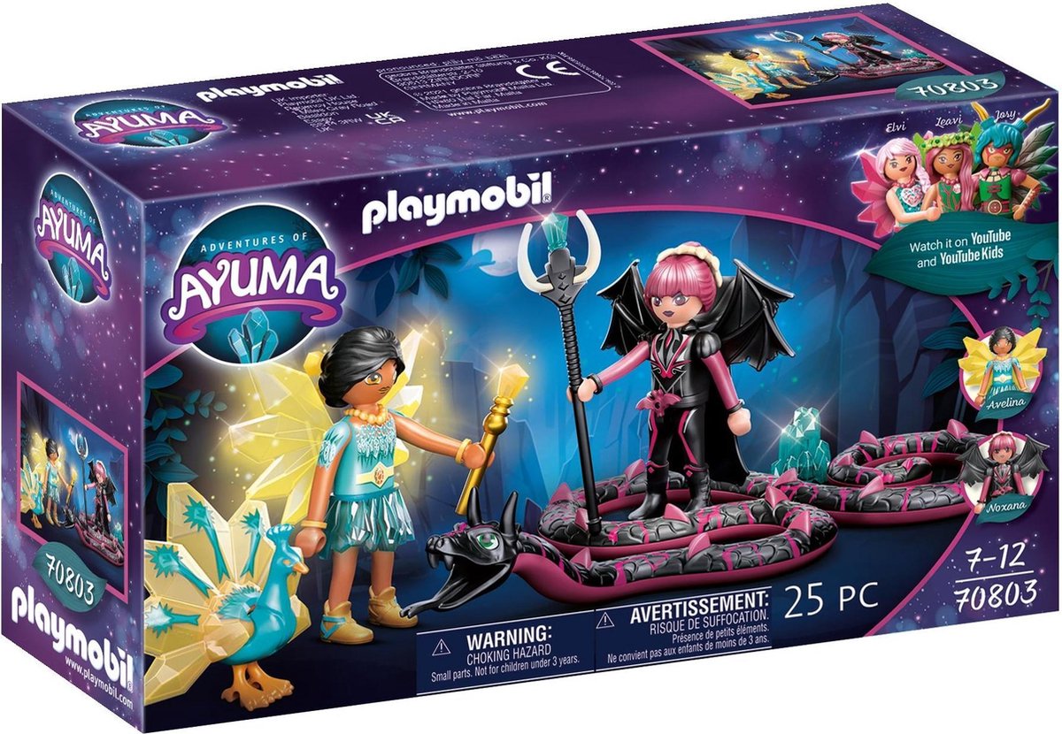 Playmobil Ayuma Kristallfee und Fledermausfee mit Totemtieren