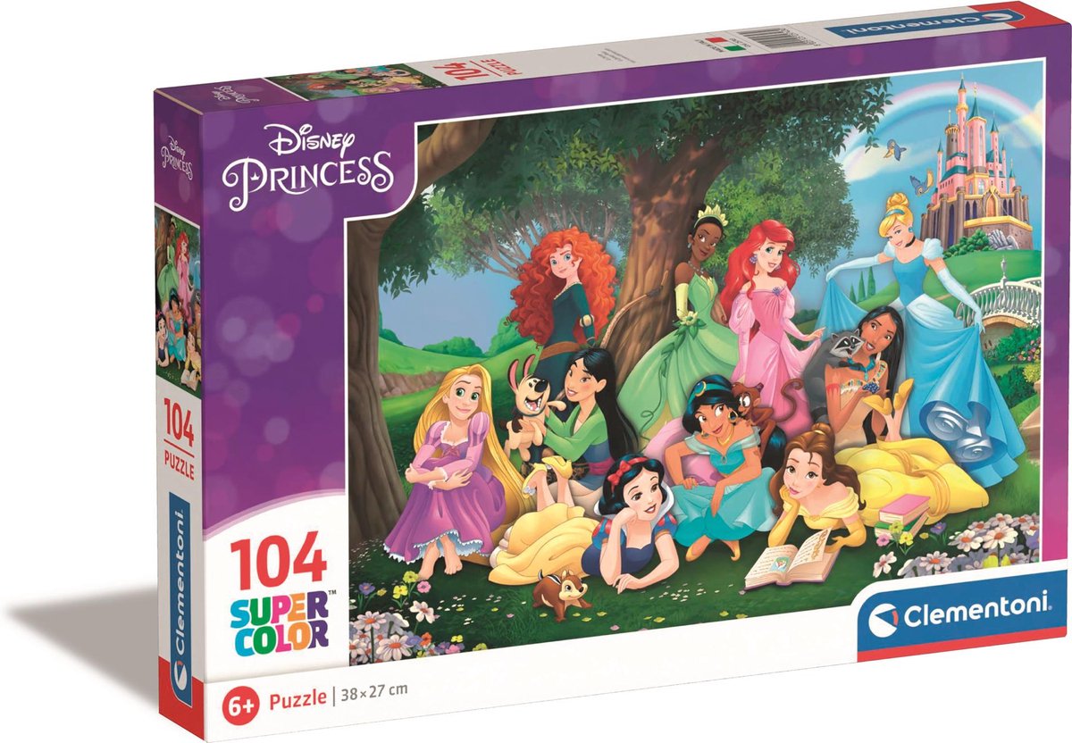 Clementoni-Puzzle - Disney-Prinzessin, 104 Teile.