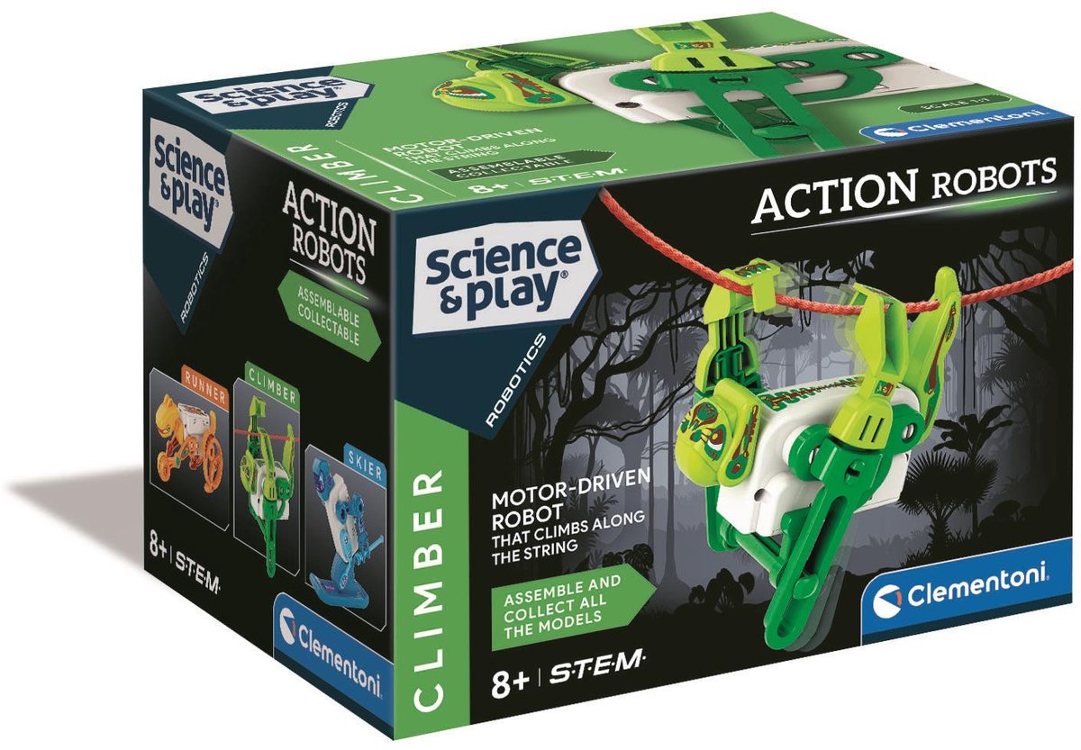 Clementoni-Wissenschaftsspiel – Roboter-Sportkletterer