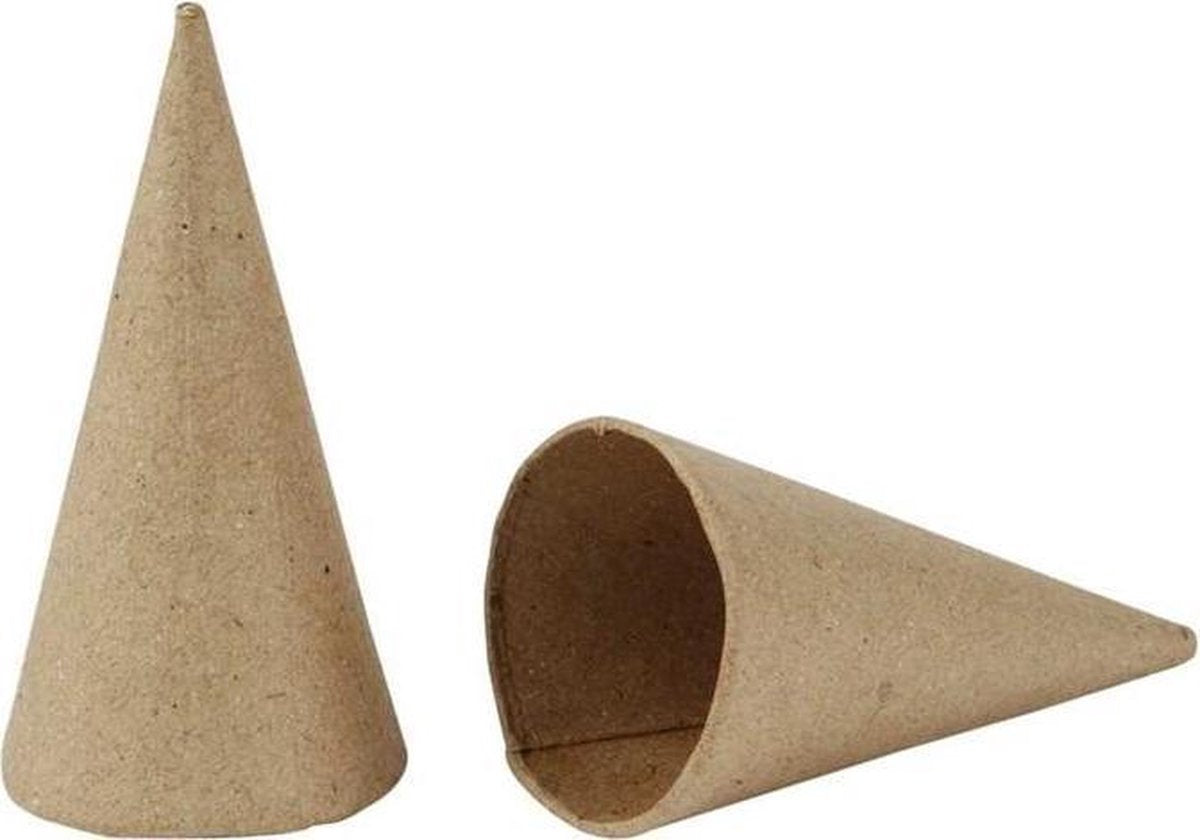 Kreativunternehmen https: www.cchobby.nl cones-h-8-cm-d-4-cm-10-piece-1-box