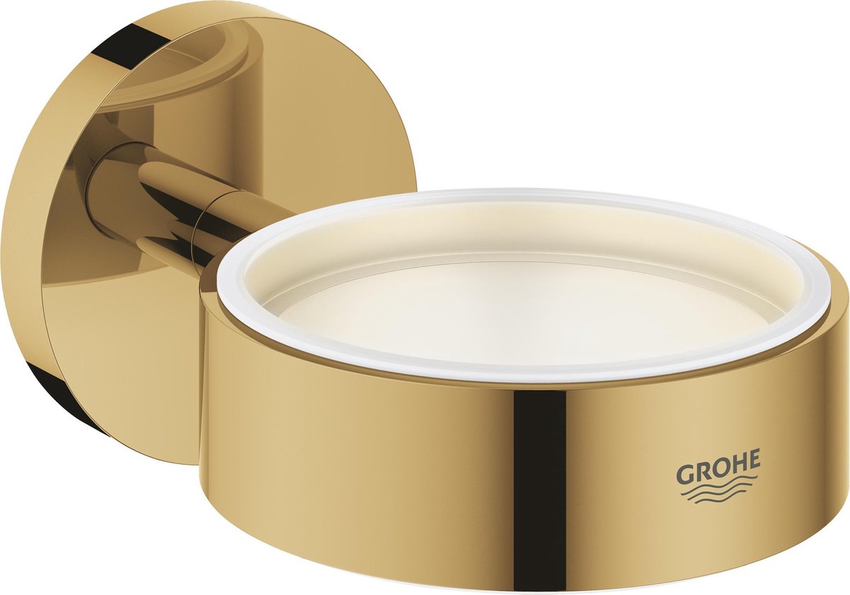 Grohe Essentials-Halter für Seifenspender oder Glas – Wandmontage – cooler Sonnenaufgang (Gold)