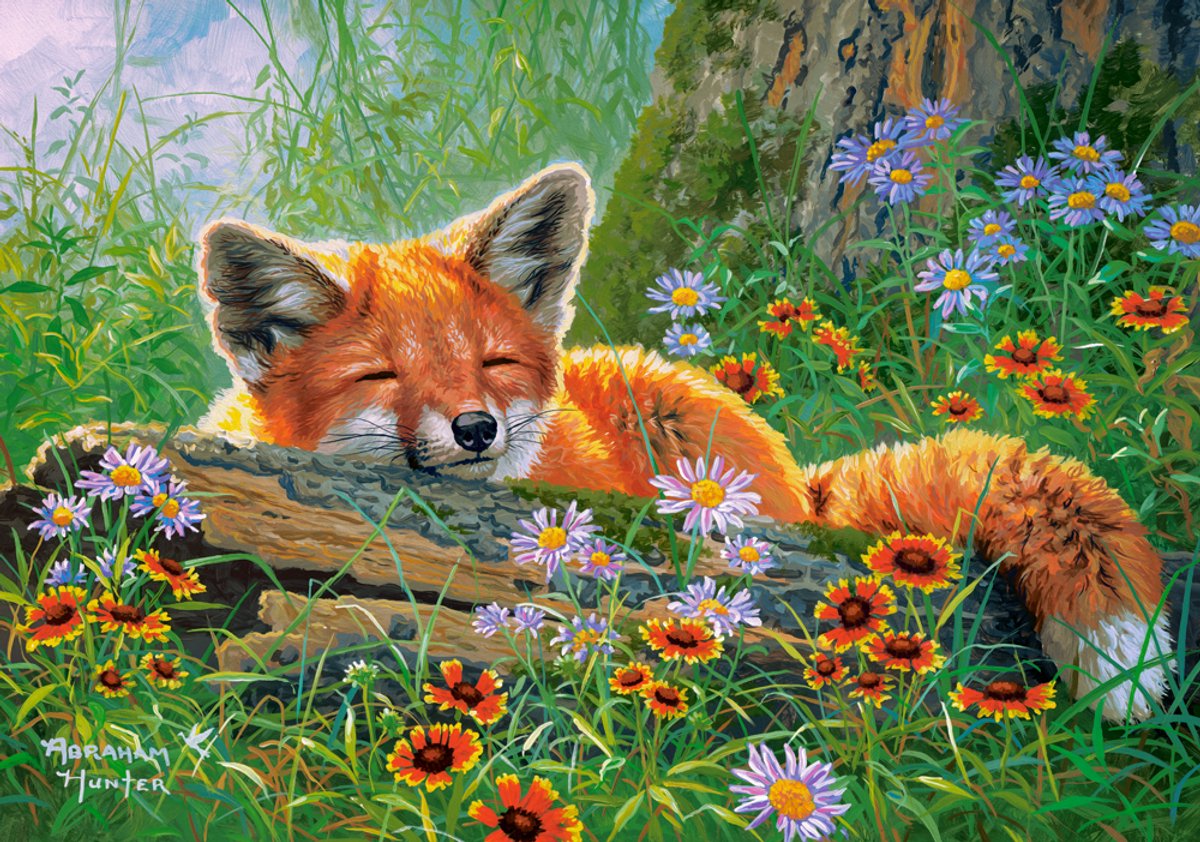 Castorland Puzzle Foxy Dreams – 500 Teile Puzzle.