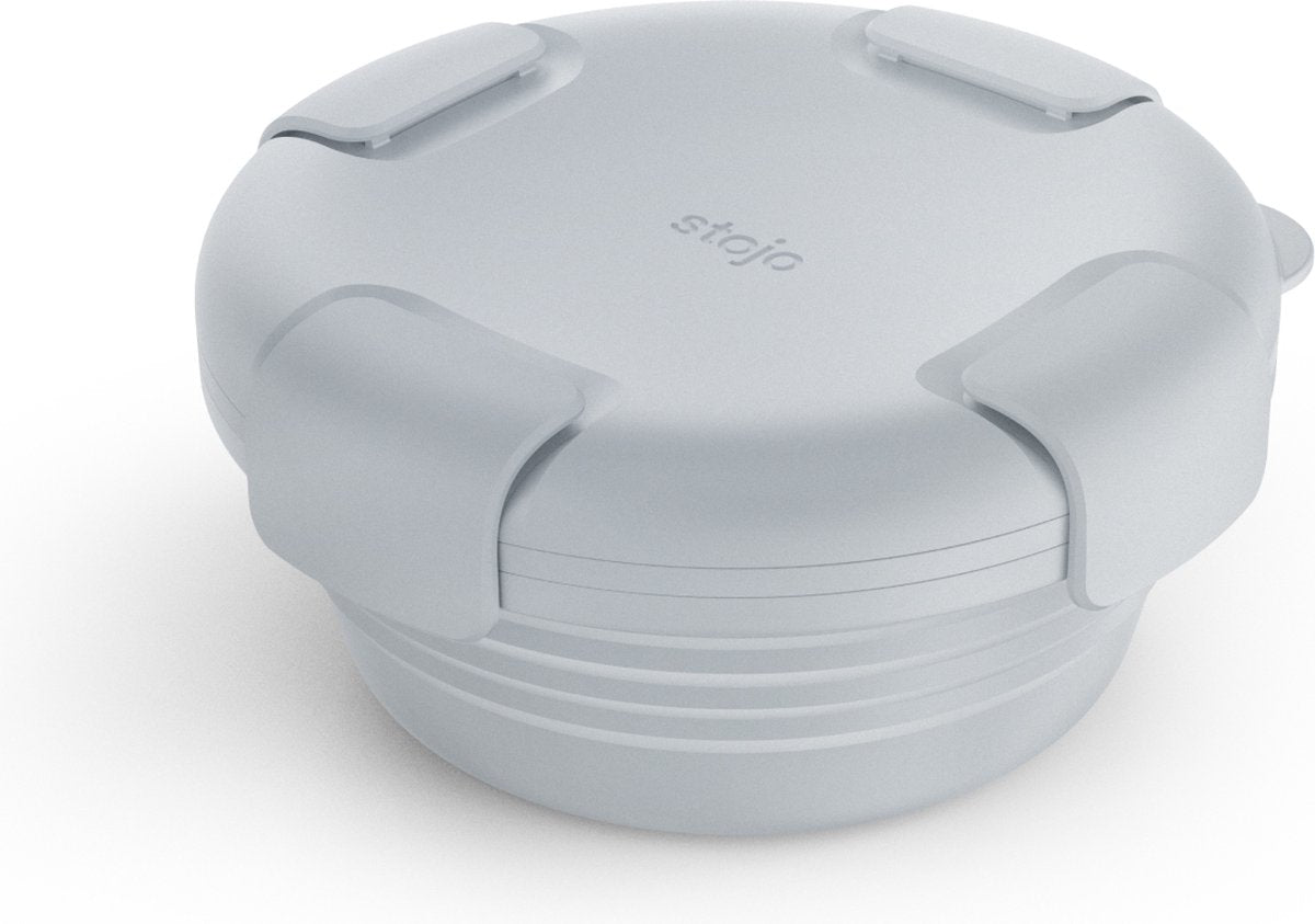 Stojo - lunchbox 700 ml cashmere - siliconen - grijs -