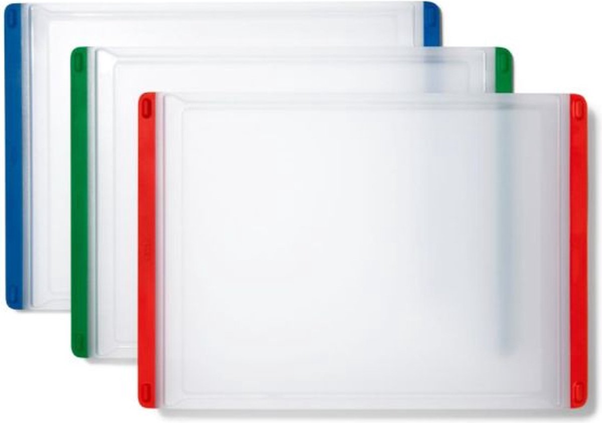 Oxo - Schneidebrett - mit Saftrutsche - 3er-Set