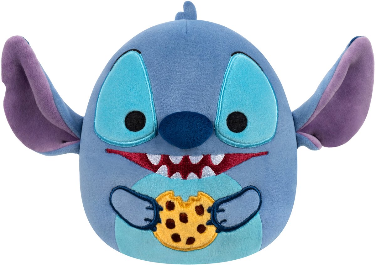 Squishmallows – Disney – Stitch isst Schokoladenkekse – 25 cm Plüsch