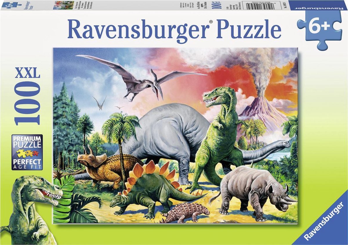 Ravensburger -Puzzle zwischen den 100 xxl des Dinos