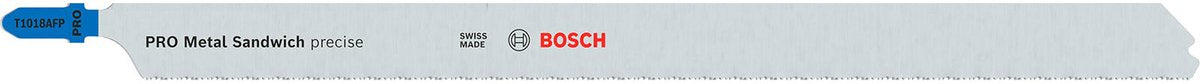 Bosch Zubehör Pro Metal Sandwich T1018AFP Stichsägeblätter | 250mm | 5 Stück - 2608655115