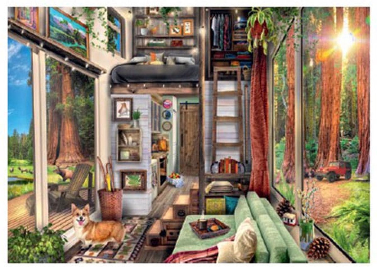 Ravensburger Tiny House Puzzle 1000 Teile