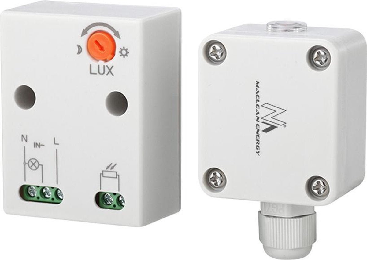Maclean mce35 – Dämmerungsschalter mit externem Sensor, max. 3450 W