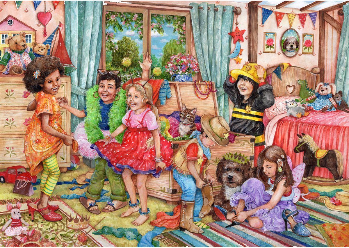 Gibsons – Kostümspaß (von Debbie Cook) – 500 Teile 48 × 34 cm (B × H) – Puzzle für Erwachsene