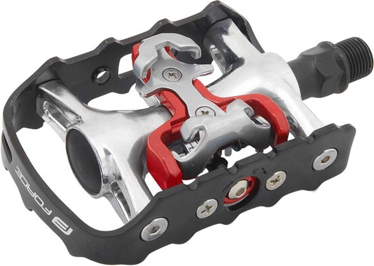 Tecora Force Combi Pedal Set SPD Aluminium 9 16 Draht