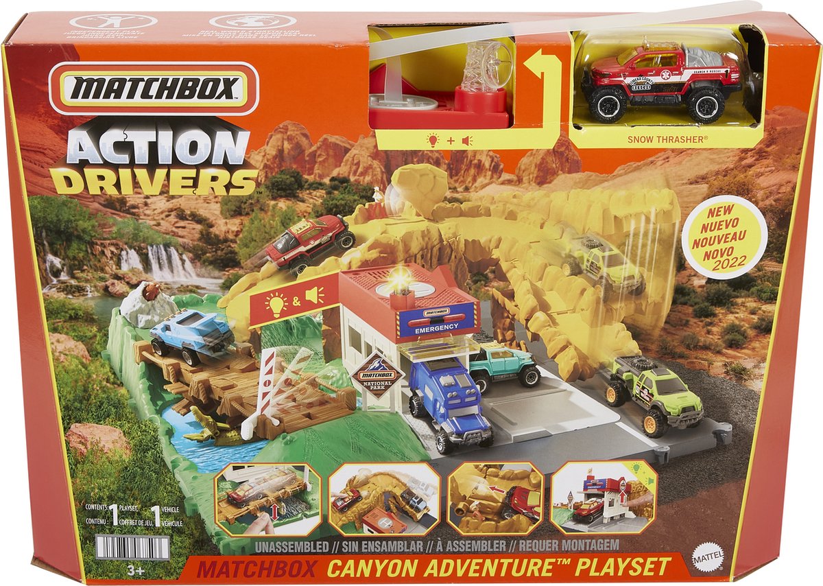 Mattel Matchbox Action Drivers Spielset sortiert