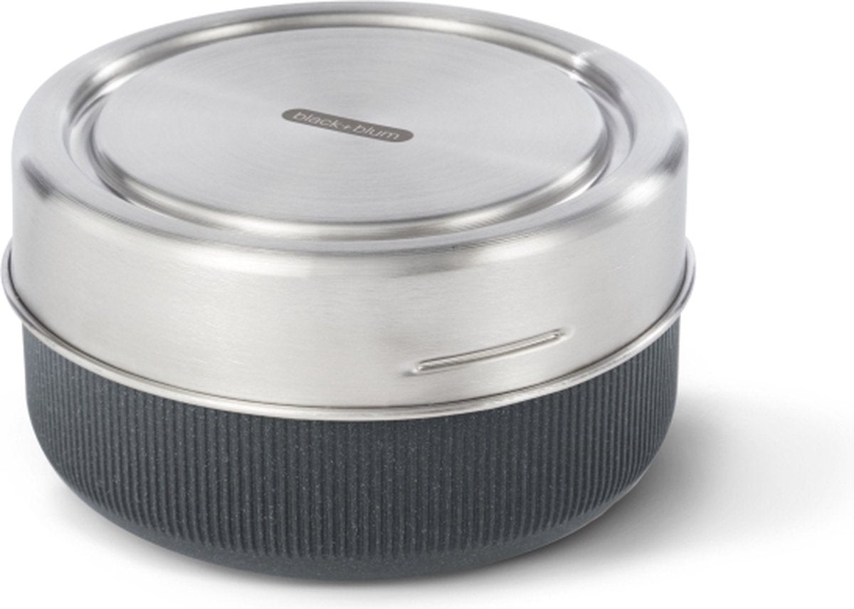 Schwarze Blum Black+Blum Glas-Lunchbox – Schüssel – 750 ml – Grau