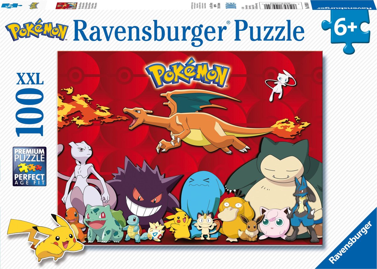 Ravensburger Puzzle Pokémon – Puzzle – 100 XXL-Teile