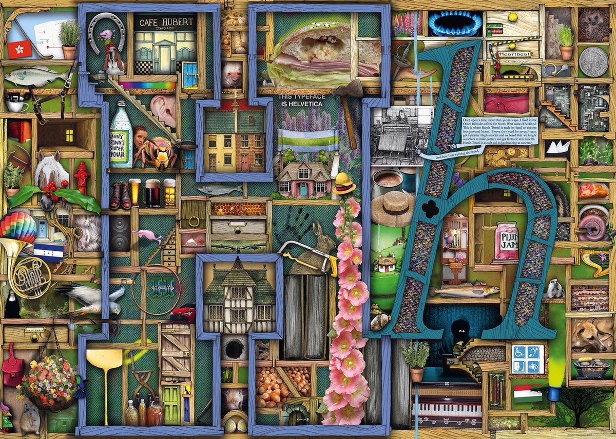 Ravensburger Puzzle 1000 Teile Thompson's Awes Alphabet