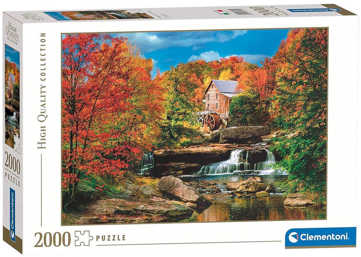 Clementoni-Puzzle Glade Creek Getreidemühle – 2000 Teile.