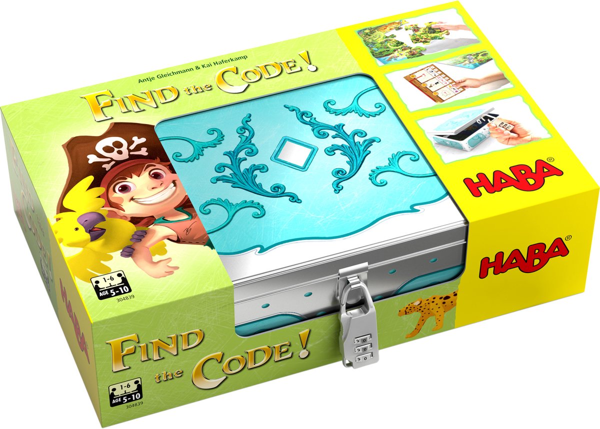 Haba Kinderleicht den Code finden! Pirateninsel