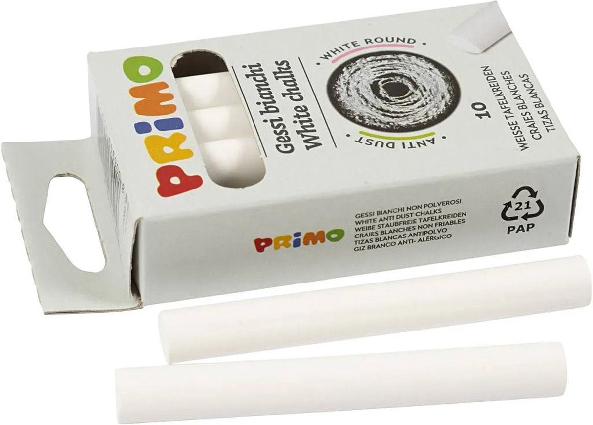 Kreativunternehmen https: www.cchobby.nl Tafelkreide-l-8-cm-d-10-mm-white-10-piece-1-box