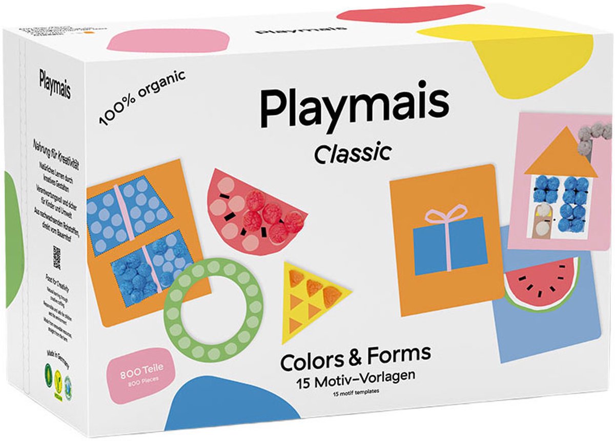 Playmais klassische Farbformen – 800 Stück