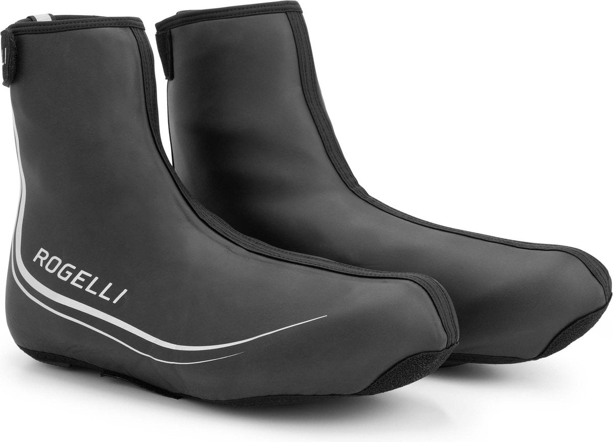 Rogelli hydrotec dames en heren overschoenen wielrennen - zwart