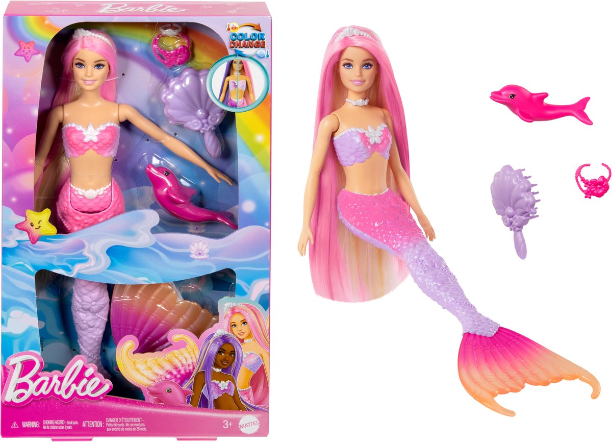 Barbie ein Hauch von Magie - Meerjungfrauenpuppe - Puppe