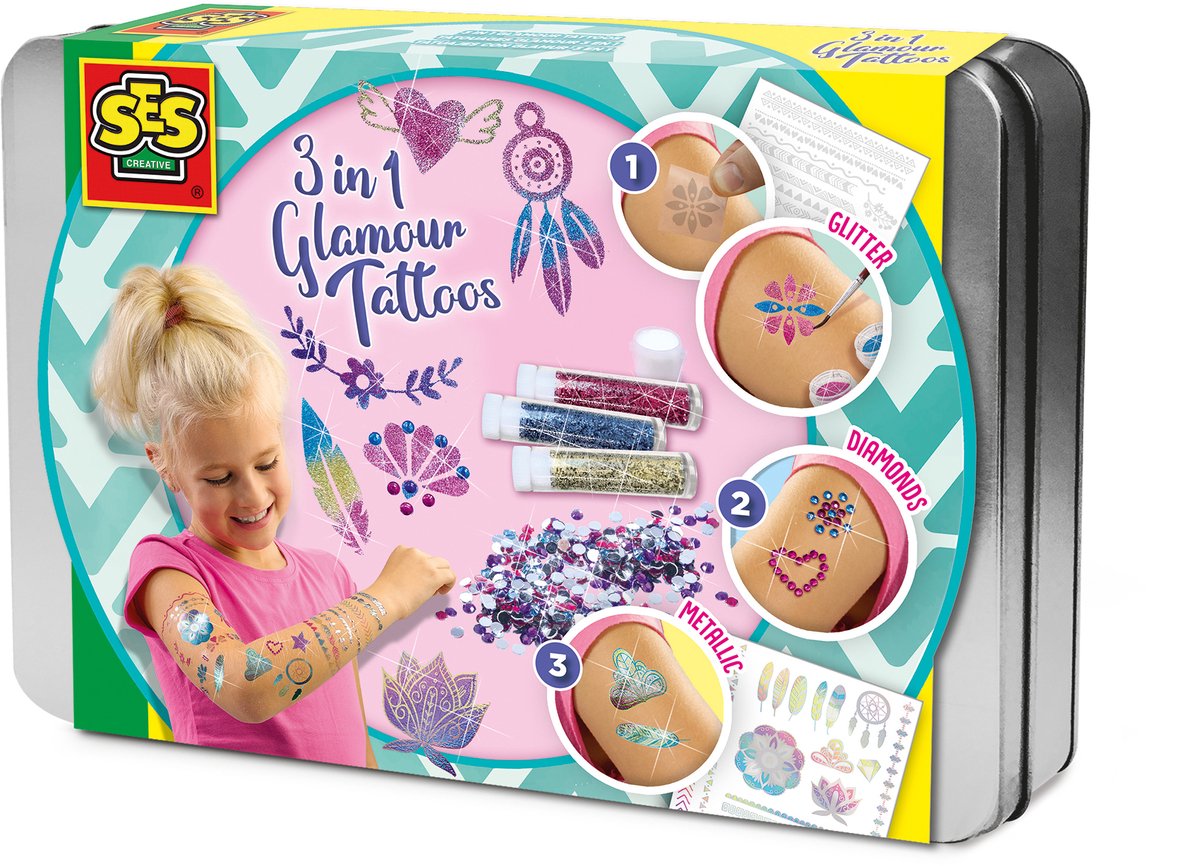 SES kreative SES 3 in 1 Glamour-Tattoos