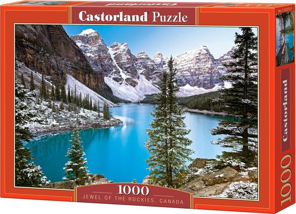 Selecta Castorland-Puzzle „Das Juwel der Rockies Kanada“, 1000 Teile.